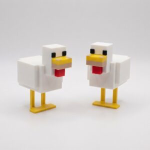 Cute Wooden Duck LEGO-Style Toy – Perfect Desk Decor & Gift