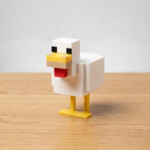 Cute Wooden Duck LEGO-Style Toy – Perfect Desk Decor & Gift