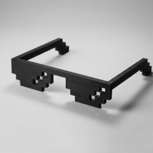 Cool Pixel Art Sunglasses Holder – Stylish & Functional Accessory