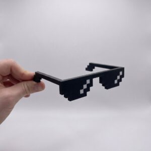 Cool Pixel Art Sunglasses Holder – Stylish & Functional Accessory