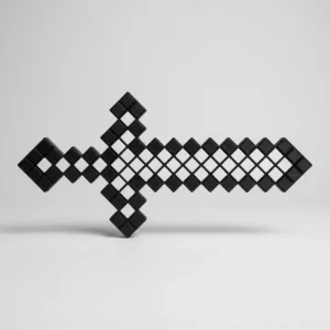 Minecraft Pixel Sword 3D printed PLA+ studio product image 1