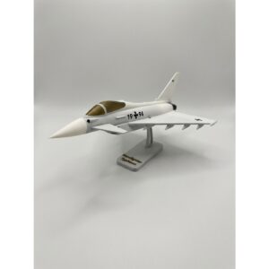Eurofighter Jet Desk Model with Stand (White) image 1