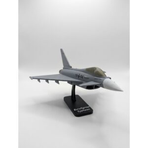 Eurofighter Jet Desk Model with Stand (White)