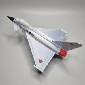 Eurofighter Jet Desk Model with Stand (White)