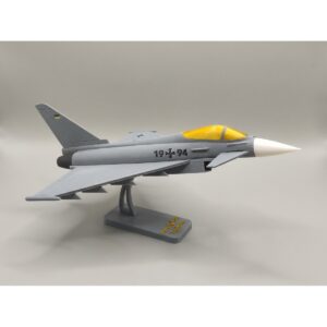 Eurofighter Jet Desk Model with Stand (White)
