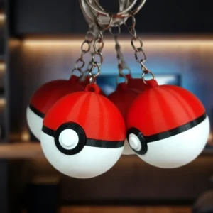 Catch ‘Em All: Pokeball Keychain Charm 🎉🔥 image 1