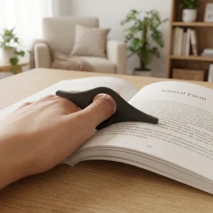 One-Handed Finger Bookmark Holder (3D Printed) image 1