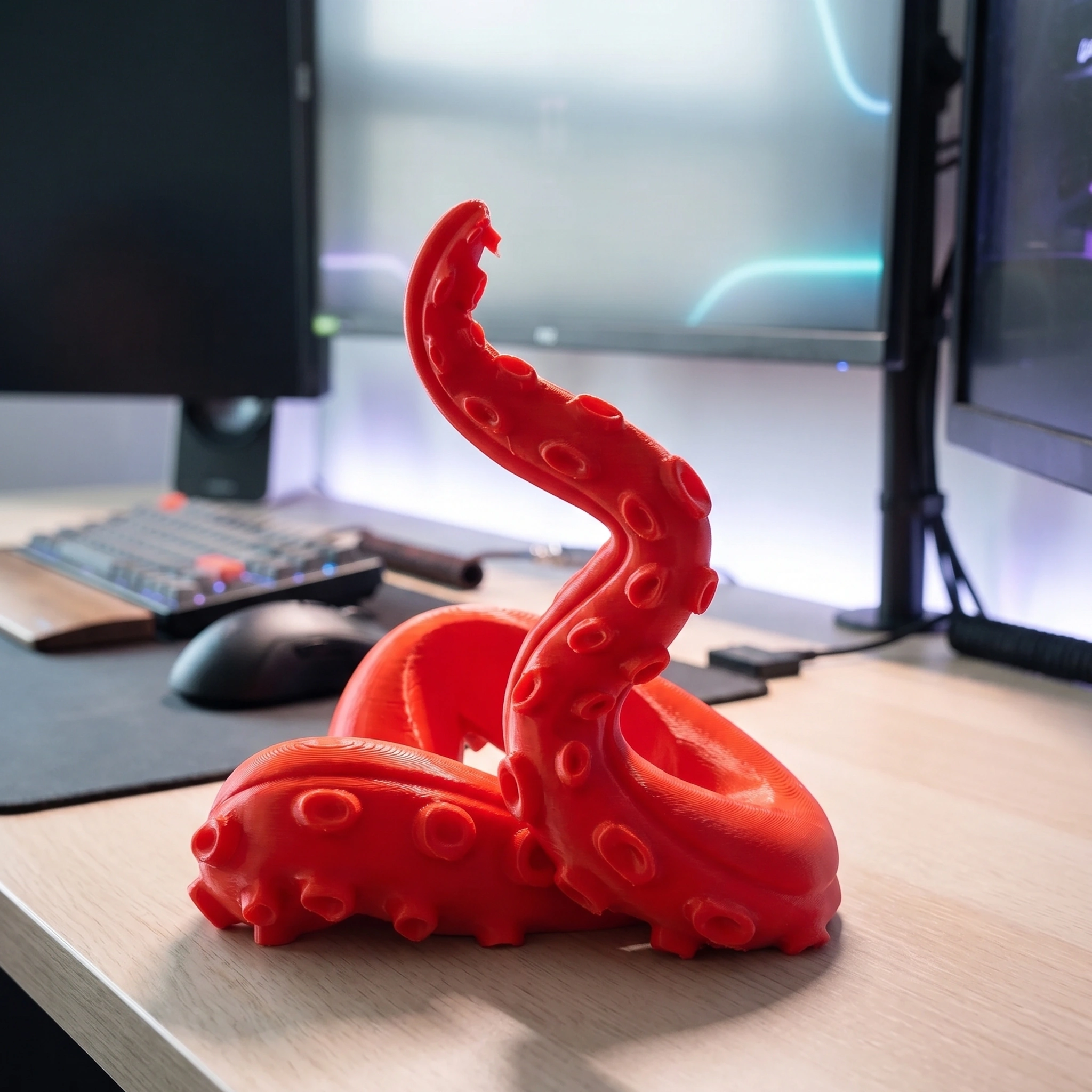 Kraken Tentacle PS5 Controller Holder (3D Printed) image 2