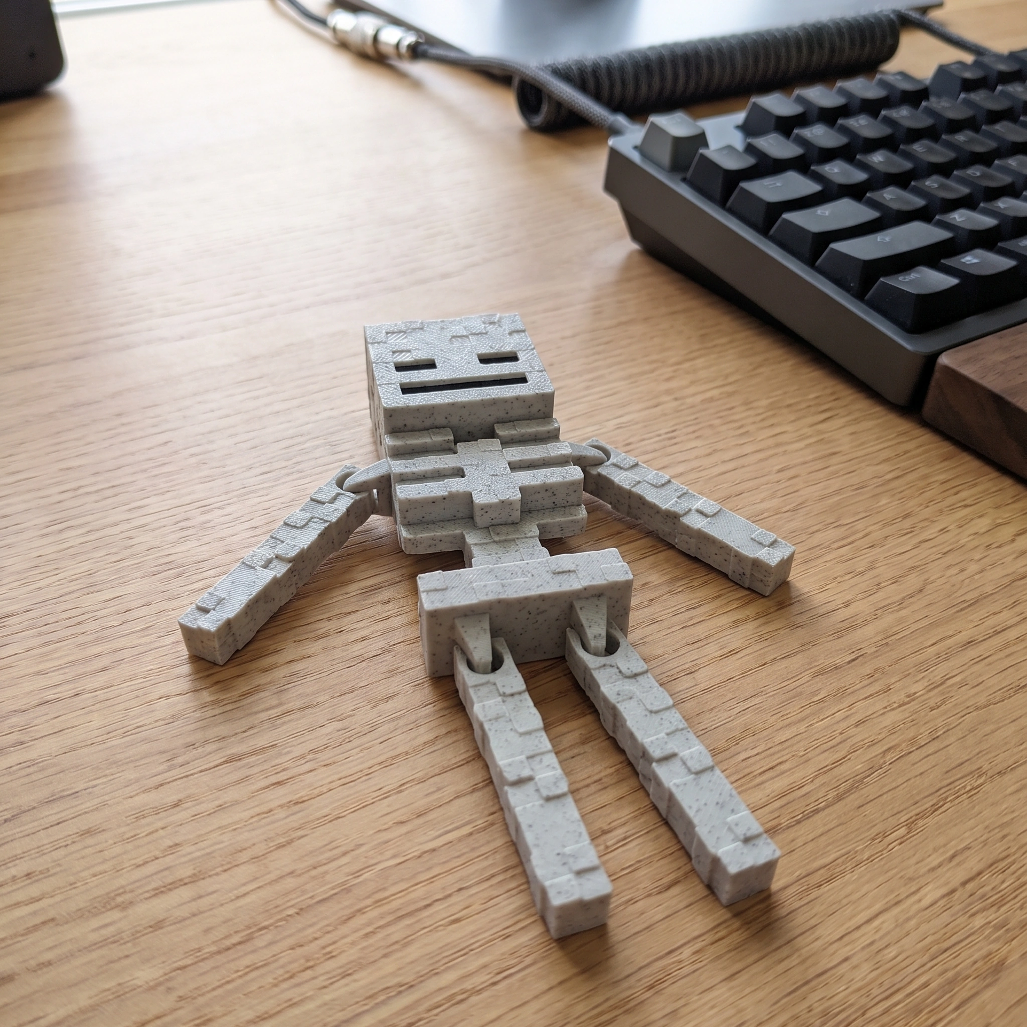 Cute Minecraft Creeper Keychain image 3