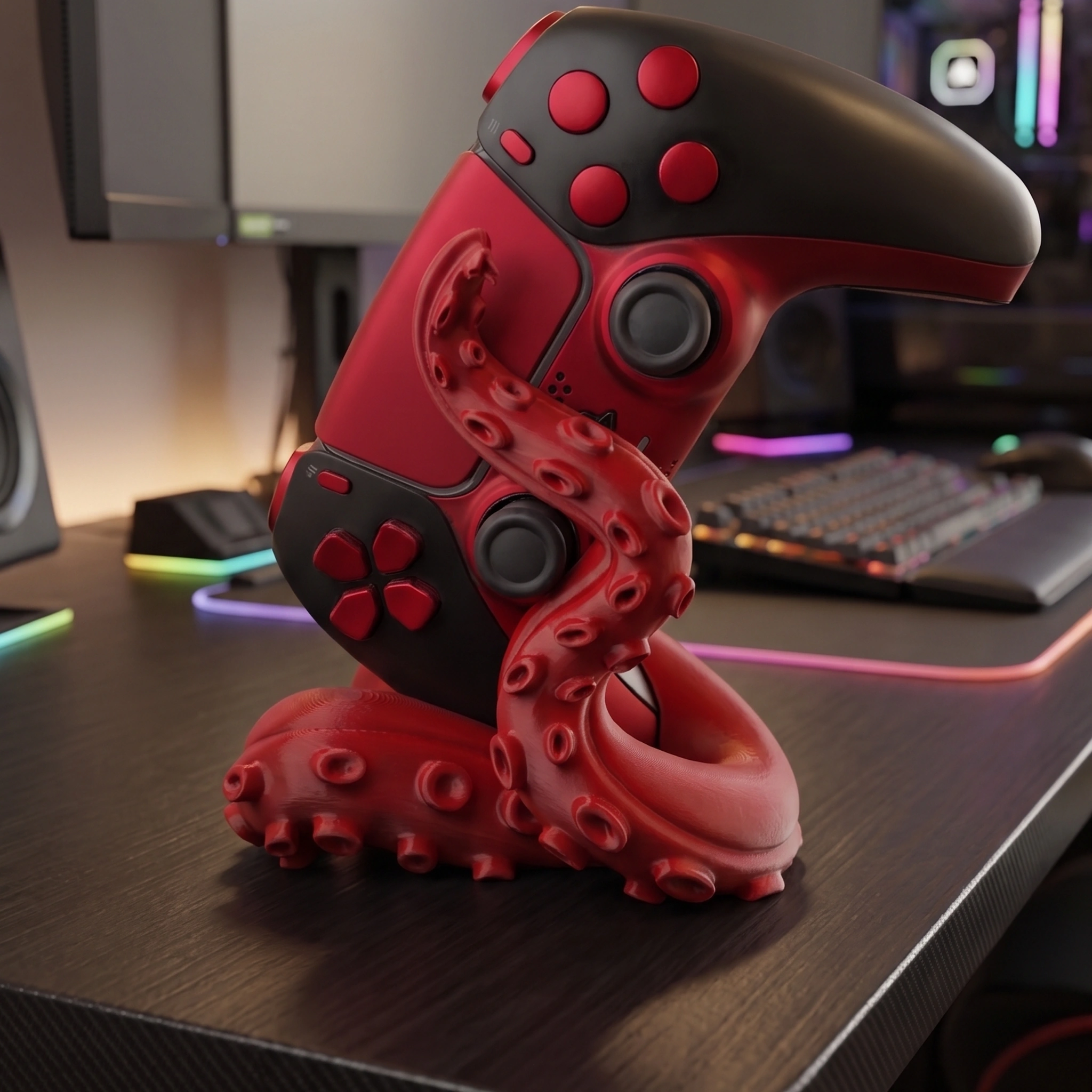 Kraken Tentacle PS5 Controller Holder (3D Printed) image 3