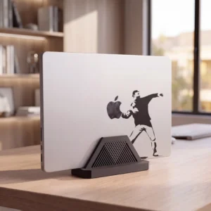 Vertical Laptop Stand (3D Printed)