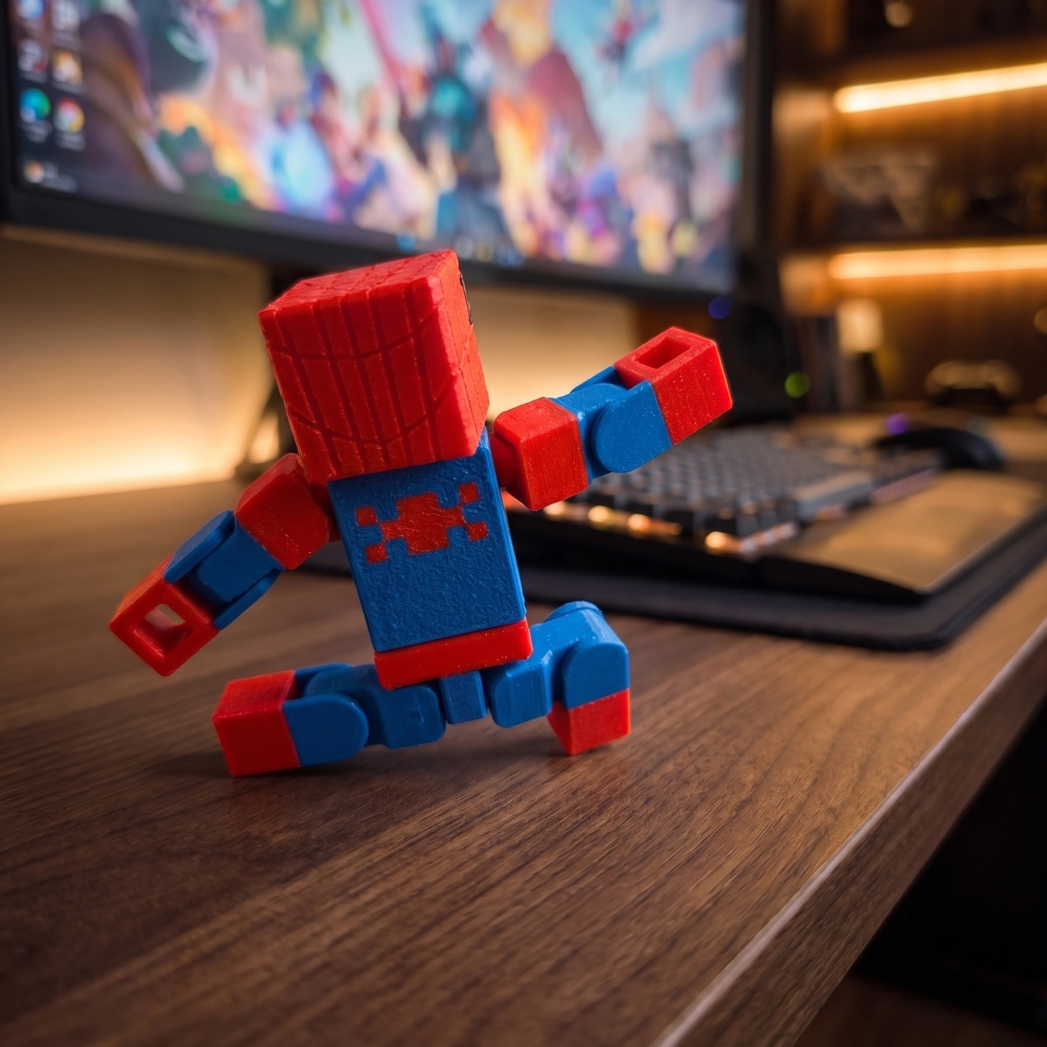 Spider-Man Pixel Art Block Toy image 4