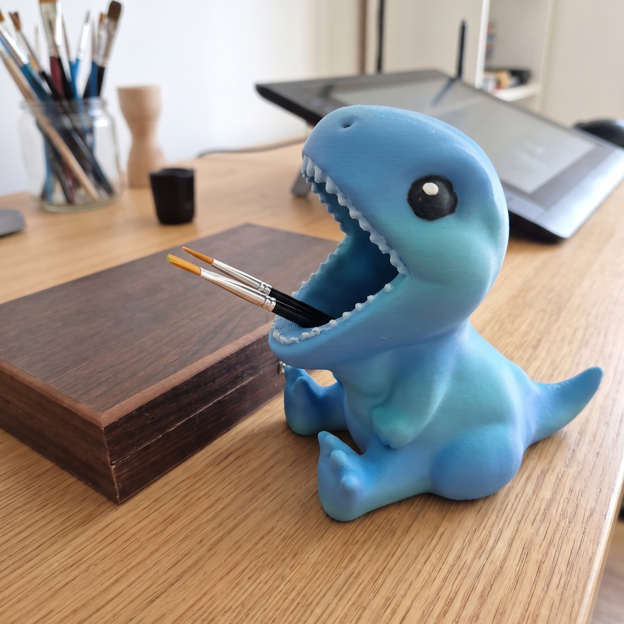 Dinosaur Pencil Holder (3D Printed) image 4