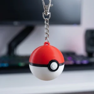 Catch ‘Em All: Pokeball Keychain Charm 🎉🔥