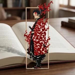 Tanjiro Framed Bookmark – Demon Slayer Gift
