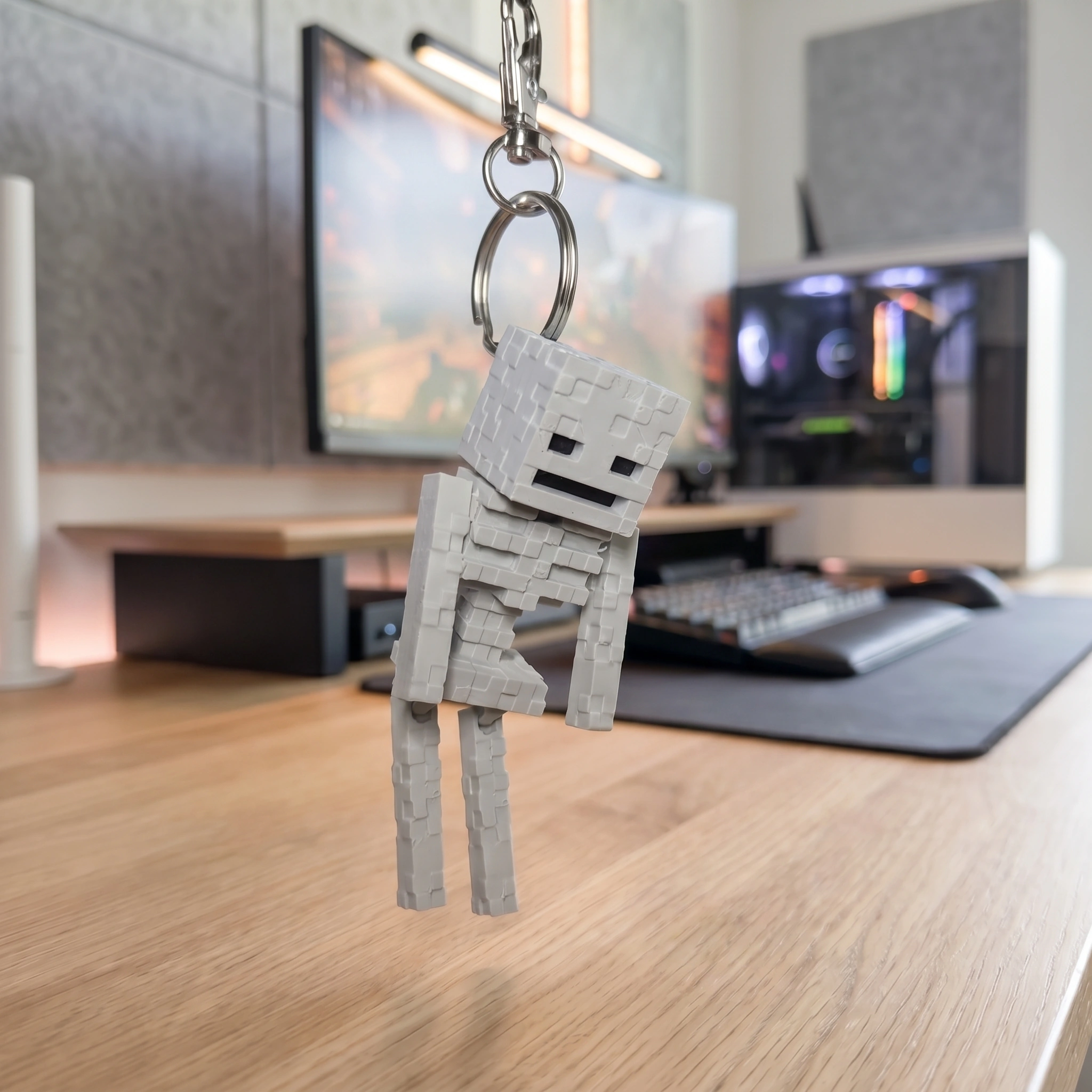 Cute Minecraft Creeper Keychain image 7
