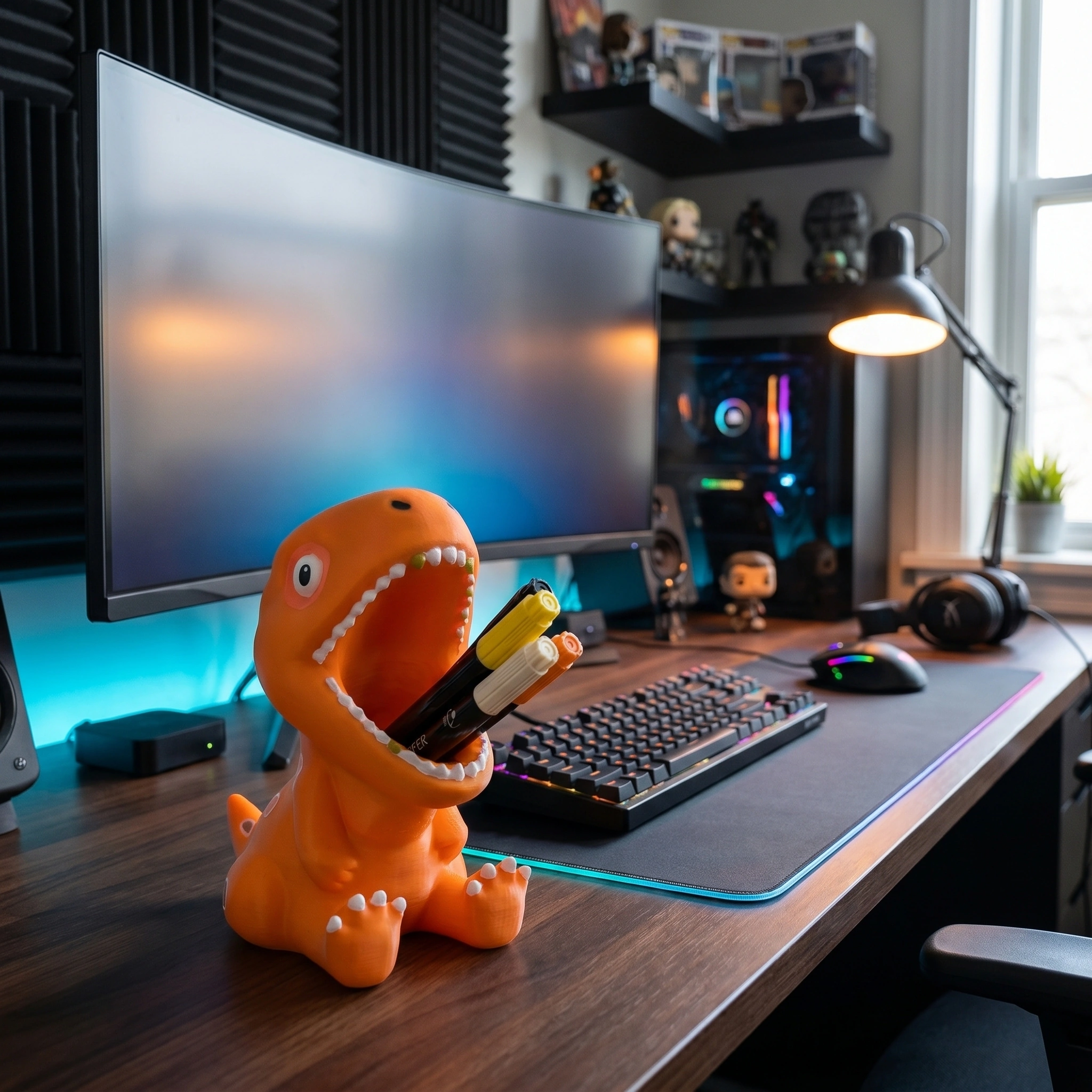 Dinosaur Pencil Holder (3D Printed) image 7