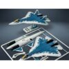 Mini Stealth Fighter Jet Model Kit Desk Display image 1