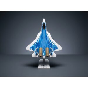 Mini Stealth Fighter Jet Model Kit Desk Display